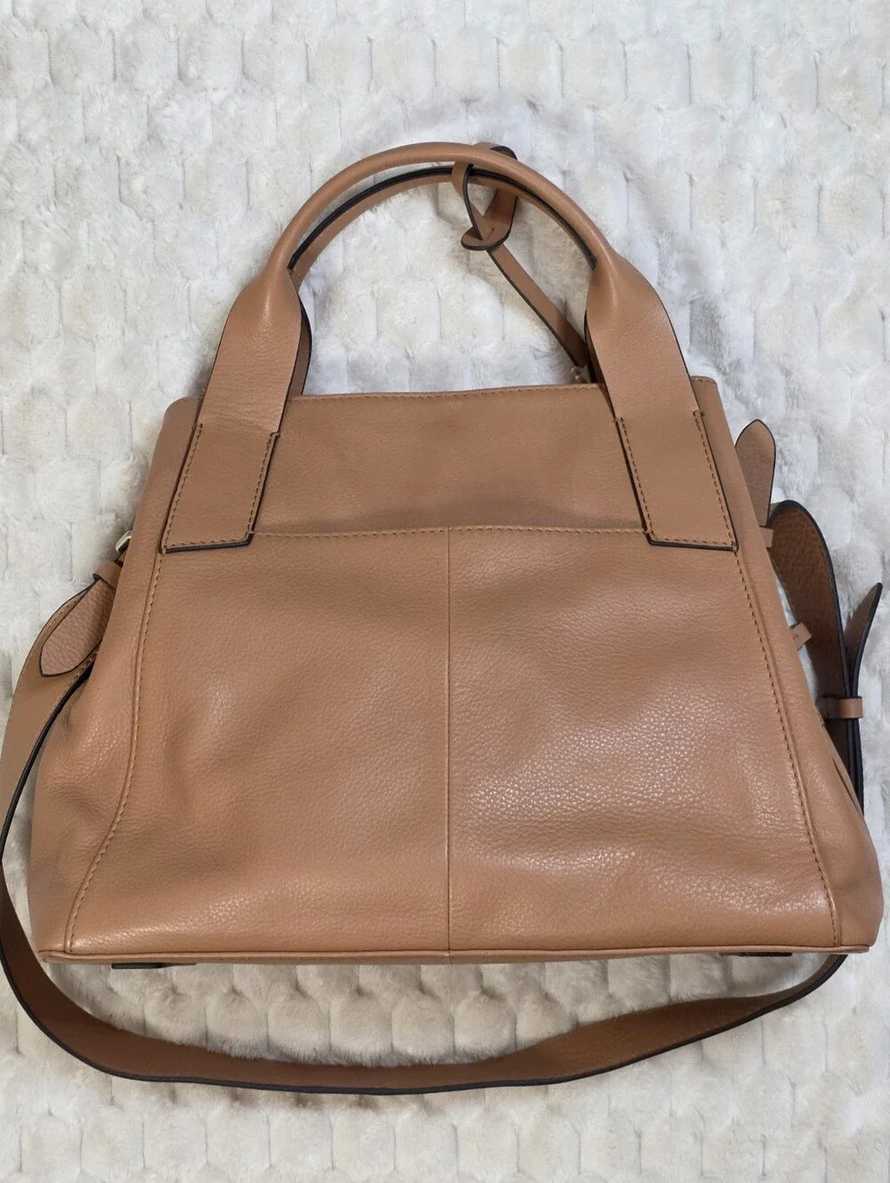 RADLEY LONDON Tan Leather Baylis Zip Top Multiway Shoulder Bag